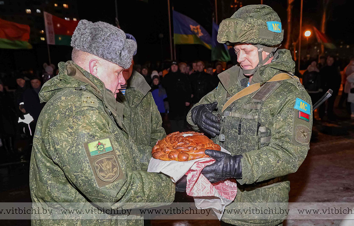 Миротворческая рота 103-й Витебской отдельной гвардейской  воздушно-десантной бригады вернулась домой | Новости | Витебск| Новости  Витебска |Витебский горисполком