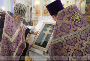   В Витебск прибыла величайшая святыня Беларуси - воссозданный крест Евфросинии Полоцкой  