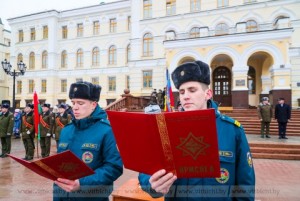   Новобранцы МЧС приняли присягу в Витебске  