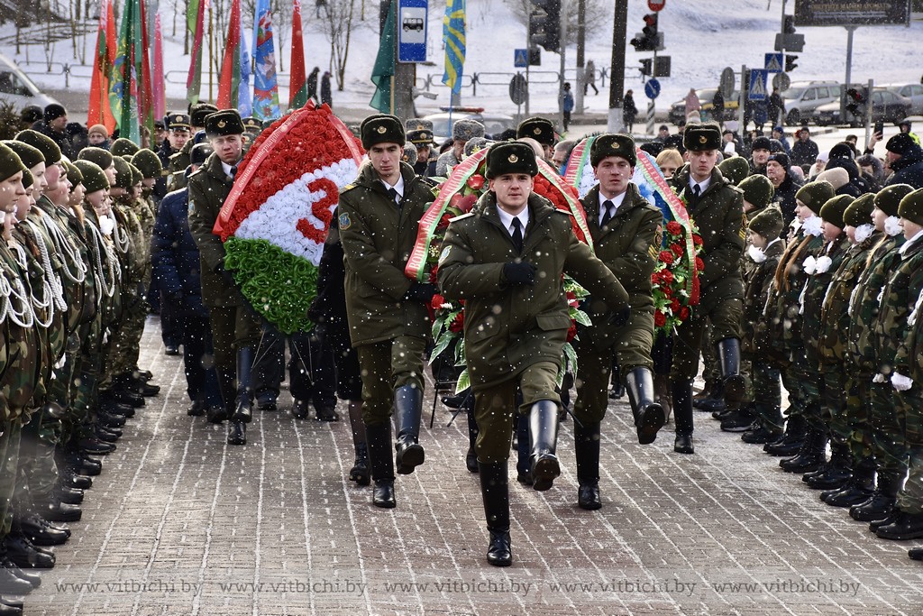 Гордость и боль. Митинг, посвященный Дню памяти воинов-интернационалистов, прошел в Витебске