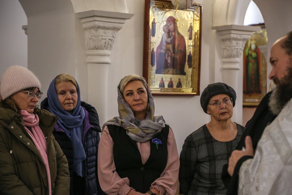 Рождественская встреча женщин со священником прошла в рамках республиканской акции «От всей души»