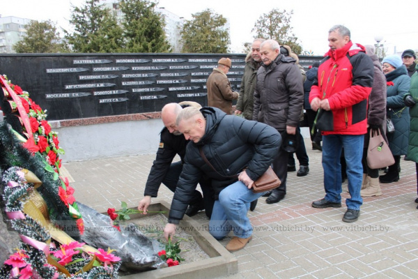 Память боевых товарищей, погибших в Афганистане при выполнении интернационального долга, почтили воины-интернационалисты в Витебске