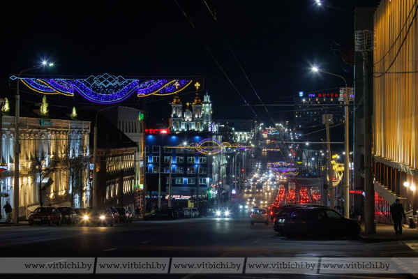 В Витебске рассмотрели проект концепции освещения центральных улиц