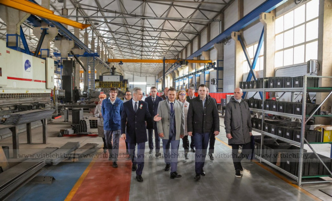 Губернатор Смоленской области Василий Анохин посетил с рабочим визитом Витебск