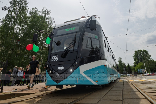 В Витебске сегодня презентовали новые трамваи