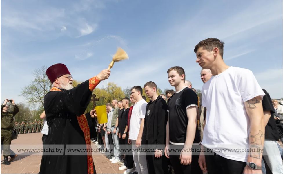 Отправка призывников в войска состоялась в Витебске