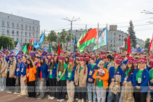 Витебск встретил участников культурно-образовательного проекта "Поезд Памяти"