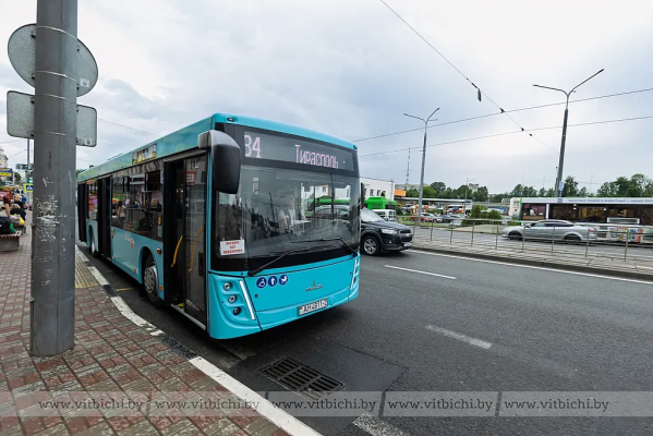 В Витебске временно переносят место остановки пассажирского транспорта