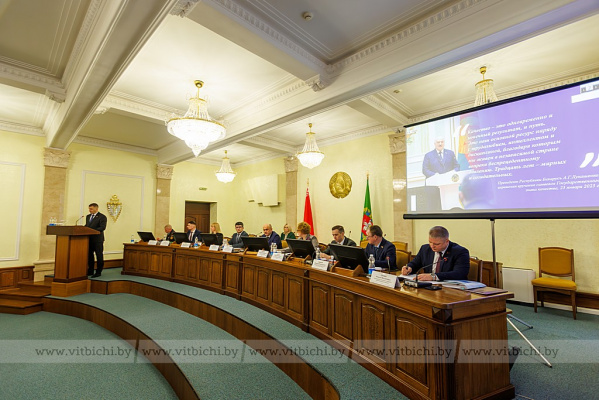 На заседании облисполкома подвели итоги Года благоустройства в Витебской области