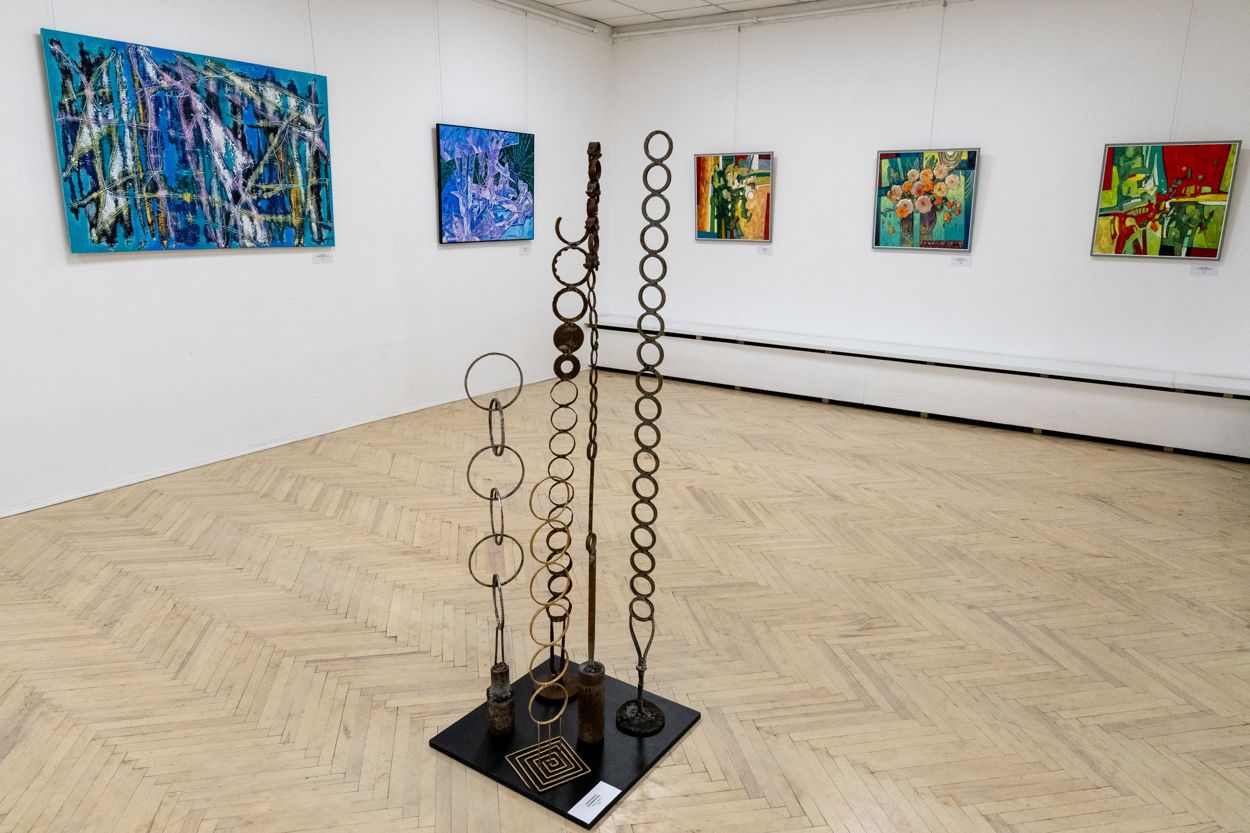 У выставачнай зале Музея Марка Шагала ў Віцебску працуе справаздачная экспазіцыя Віцебскай абласной арганізацыі Беларускага саюза мастакоў