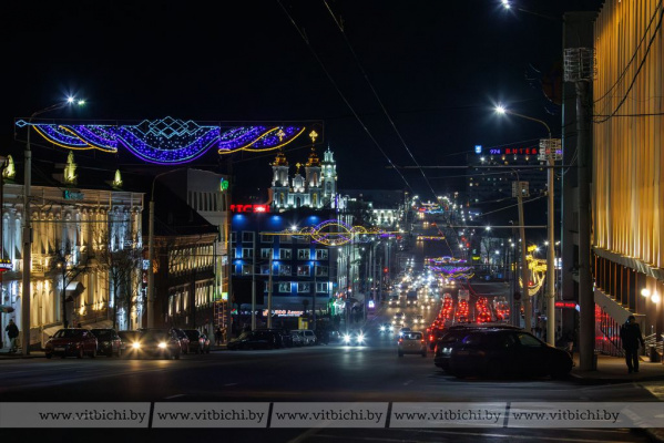 Витебск готовится к новогодним праздникам и хорошеет на глазах