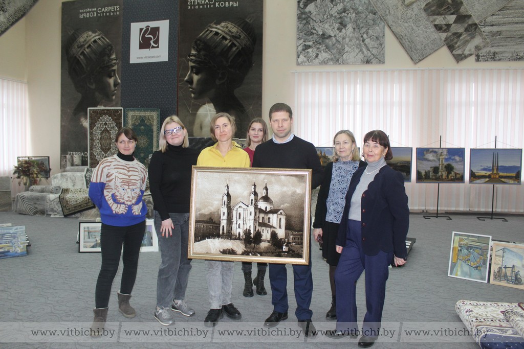В ОАО «Витебские ковры» прошел промышленный пленэр художников из Санкт-Петербурга, Москвы и Витебска