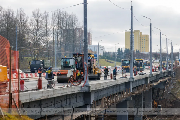 Когда в Витебске откроют движение по Юбилейному мосту