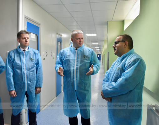 Алексей Героев оценил фармпроизводство ООО «Рубикон» и рассказал о развитии Витебска