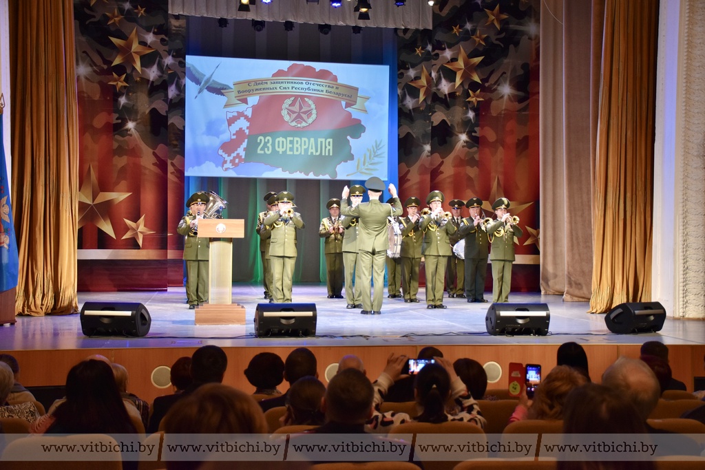 Торжественное мероприятие, посвященное Дню защитников Отечества и Вооруженных Сил Республики Беларусь, прошло в Витебске