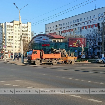 ГП «Гордормост»: уборка улиц Витебска после зимнего сезона почти завершена