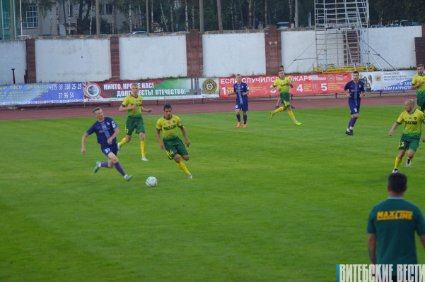 Футболисты «МЛ Витебск» укрепили свое лидерство в чемпионате Беларуси