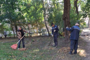 Предприятия Железнодорожного района Витебска ведут уборку территорий