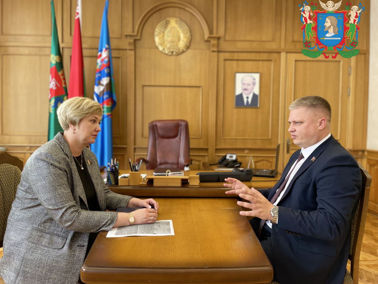 Председатель Витебского горисполкома встретился с депутатом Палаты представителей Национального собрания Республики Беларусь
