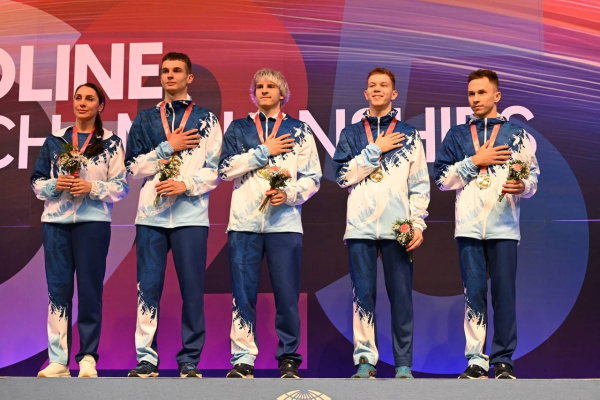 Руководство Витебской области поздравляет батутистов с успешным выступлением на чемпионате мира в Памплоне