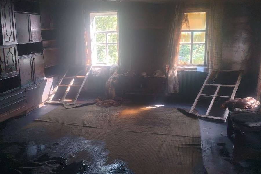В Витебске на пожаре погиб человек