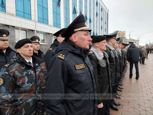 В Витебске отметили День белорусской милиции