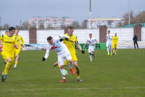 Футбольный клуб «Витебск» одержал первую победу в чемпионате страны в нынешнем сезоне