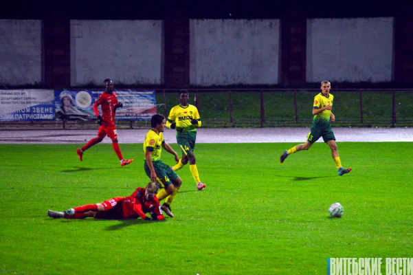 МЛ «Витебск» прервал серию неудач и приблизился к цели. После матча в Витебске прозвучал салют