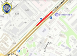 4 сентября в Витебске частично ограничат движение по улице Гагарина