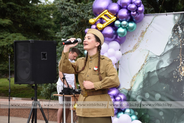 Гала-концерт фестиваля творчества «26-я нота июня» прошел в Железнодорожном районе Витебска