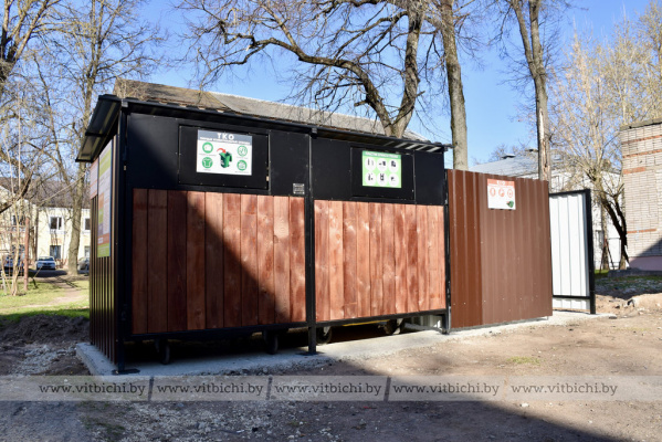В текущем году в Витебске установят 30 модульных закрытых контейнерных площадок нового типа
