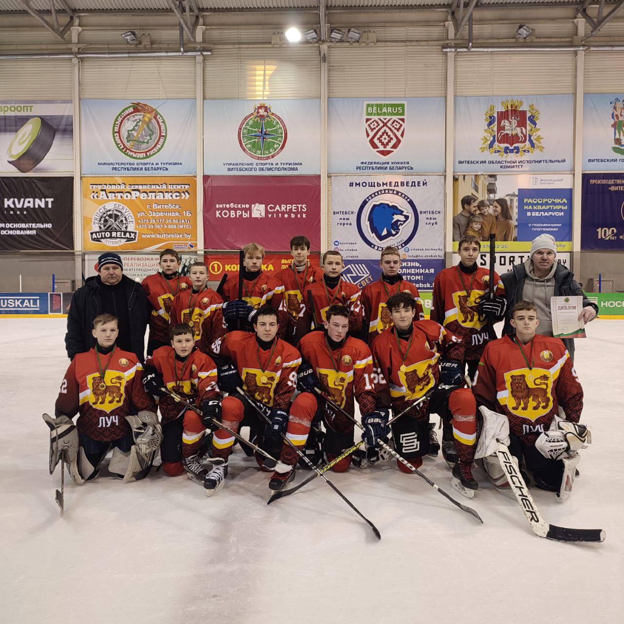 Фотофакт. В Витебске завершились областные соревнования среди детей и подростков по хоккею "Золотая шайба"