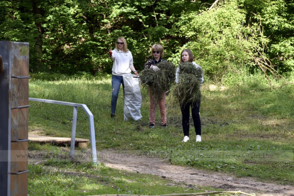 В Железнодорожном районе Витебска благоустроили территорию возле самого знаменитого родника