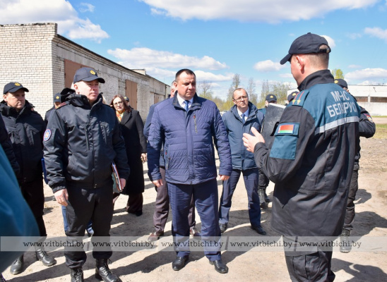 В Витебске прошла масштабная тренировка по ресурсному обеспечению сил гражданской обороны