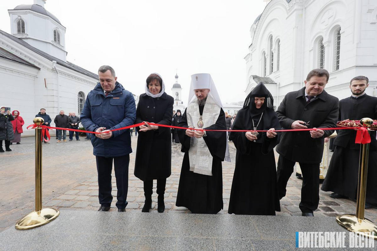 Наталья Кочанова на открытии Спасо-Преображенского храма в Полоцке: «Это духовные корни, духовная ценность нашей Беларуси»