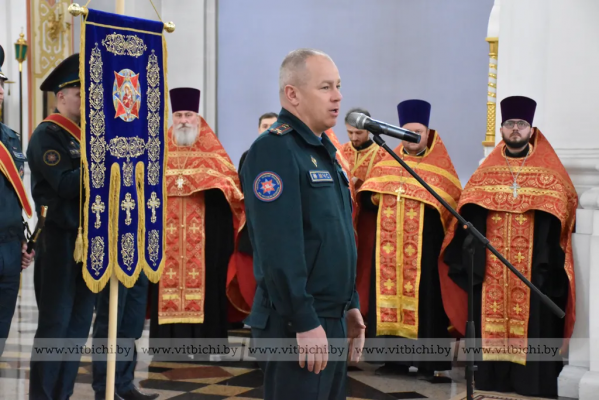 Молебен по погибшим на Чернобыльской АЭС прошёл в Свято-Успенском кафедральном соборе