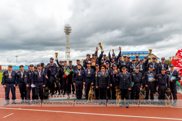 Команда Витебской области победила в республиканском конкурсе сотрудников Департамента охраны