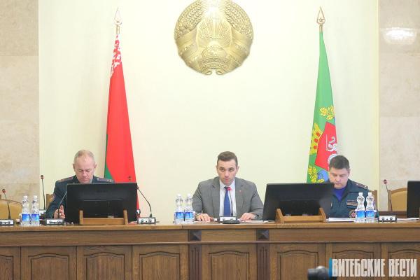 В Витебском облисполкоме обсудили готовность служб к весеннему паводку
