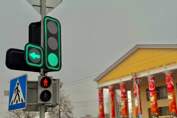 В Витебске появились новые современные светофоры. Где их установили?