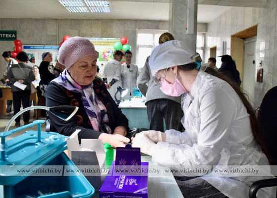 В Витебском областном кардиологическом центре прошла акция «Знай свои показатели»