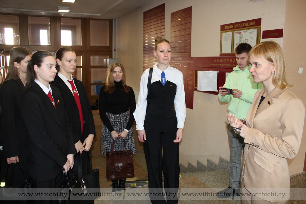 Члены молодежной палаты города Витебска встретились с главой депутатского корпуса нашего города Ольгой Ивановой