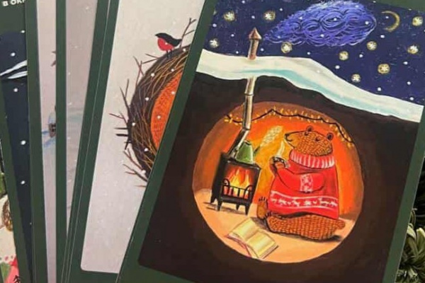 Открытки о Витебске, нарисованные витебской художницей, появились в аптеках по всей Беларуси