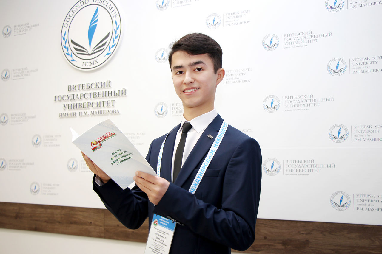 Студенты ВГУ им. П.М. Машерова из Узбекистана и России стали международными наблюдателями на выборах Президента Беларуси