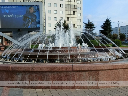 В Витебске завершили сезон фонтанов
