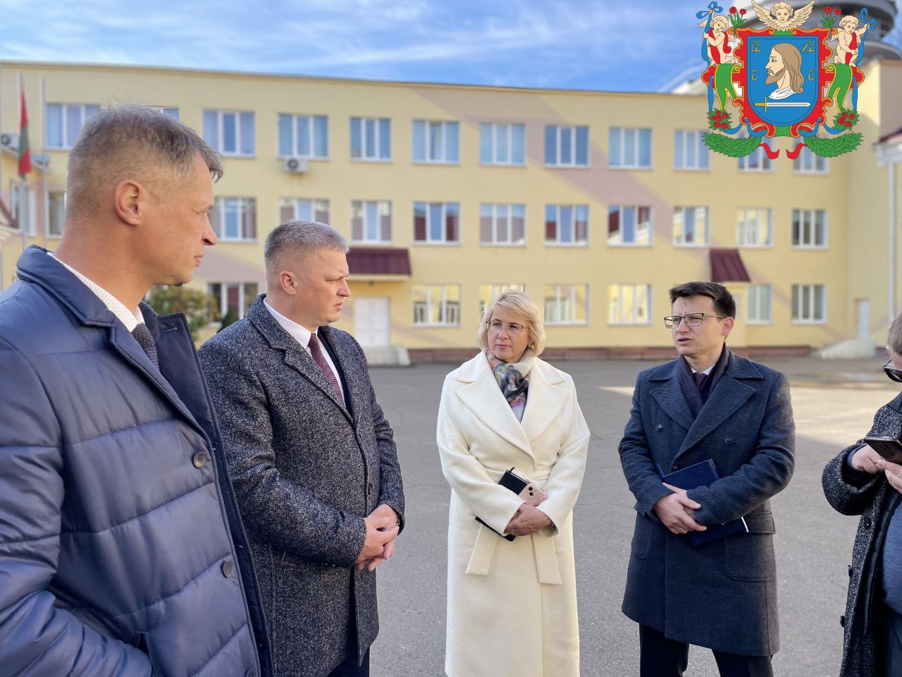 Глава города Алексей Героев ознакомился с ходом и предварительными результатами обследования ГУО "Гимназия №1 г.Витебска имени Ж.И.Алфёрова".