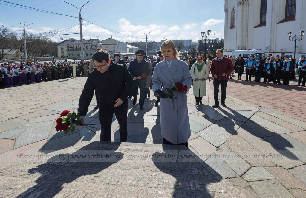 В Витебске почтили память жертв Хатынской трагедии