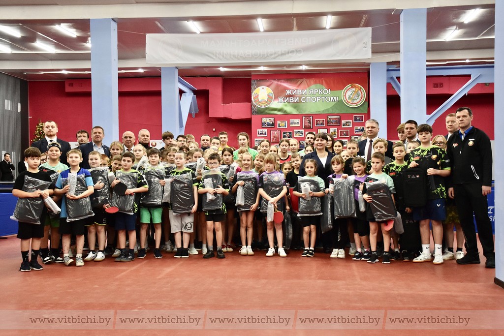 Обновленный зал для настольного тенниса презентовали в Витебске