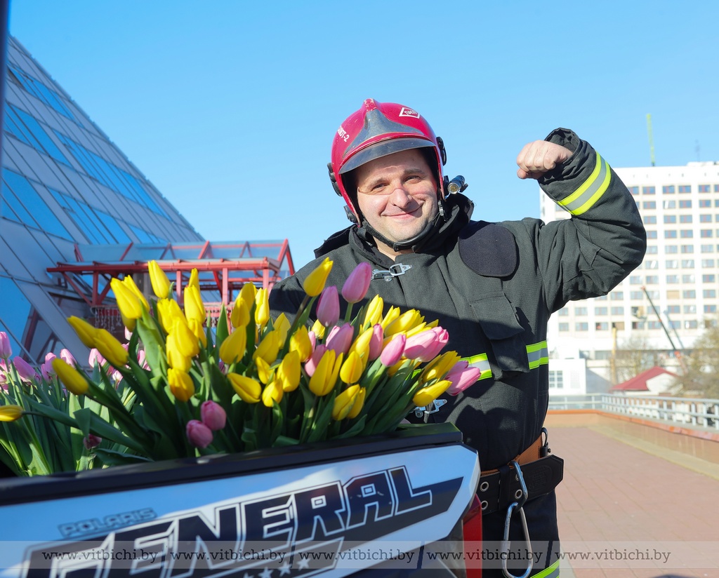 В преддверии 8 марта витебские спасатели проведут яркий флешмоб «С любовью от МЧС»